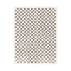 Linge de maison et décoration-Décoration-Tapis-Tapis damier poils longs doux et volumineux checkers