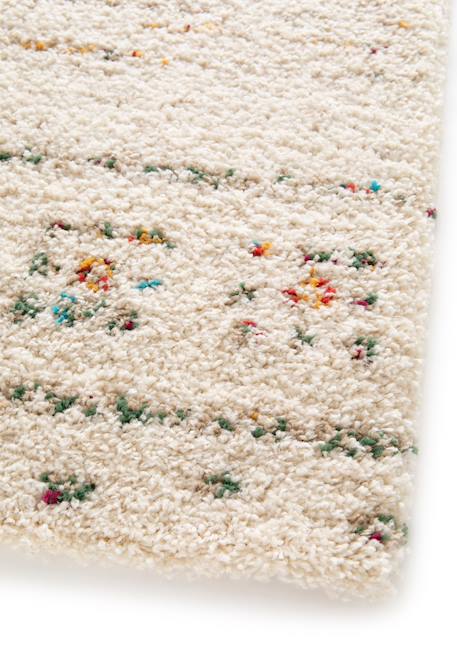 Tapis shaggy ethnique doux et volumineux bloom Beige sable 5 - vertbaudet enfant 