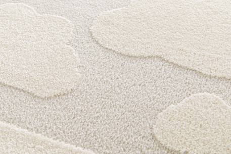 Tapis enfant avec effet relief nuages Beige sable+Bleu glacier 6 - vertbaudet enfant 