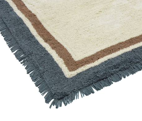 Tapis enfant en coton oscar Beige sable+Bleu naturel+Gris minéral 10 - vertbaudet enfant 