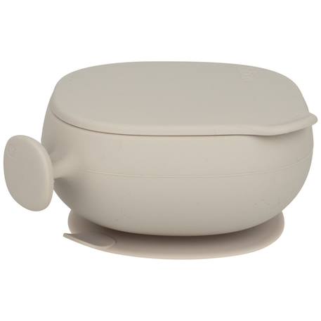 Bol à ventouse et couvercle Beige+Bleu+Rose 3 - vertbaudet enfant 