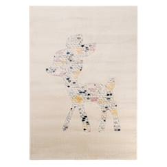 Linge de maison et décoration-Décoration-Tapis-Tapis enfant doux à poils ras faon
