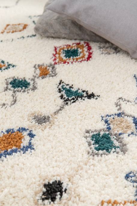 Tapis ethnique à franges inspiration bédouine mogador Palette colorée+Pastel 3 - vertbaudet enfant 
