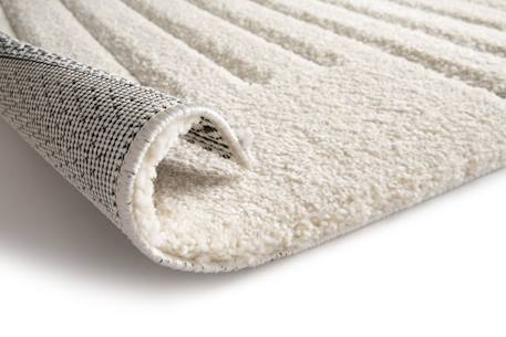 Tapis doux à reliefs aligne Beige sable 3 - vertbaudet enfant 