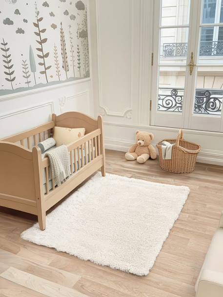 Tapis shaggy ultra-doux effet laine nukka Beige sable 2 - vertbaudet enfant 