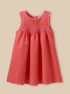 Bébé-Robe, jupe-Robe en lin et coton bébé
