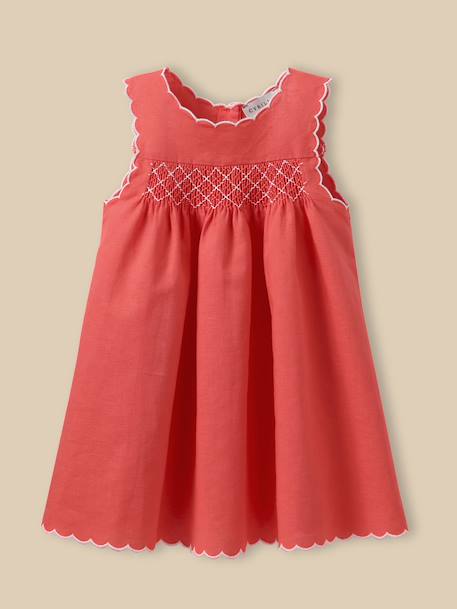 Bébé-Robe en lin et coton bébé