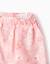 Jupe-short en coton avec motif floral et nœud Rose clair 4 - vertbaudet enfant 