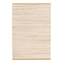 Linge de maison et décoration-Décoration-Tapis fait main en laine de nouvelle zelande et jute marius