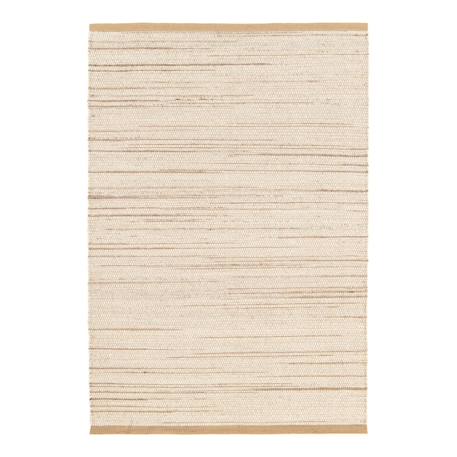 Tapis fait main en laine de nouvelle zelande et jute marius Beige sable 1 - vertbaudet enfant 