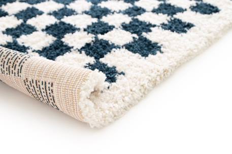 Tapis damier poils longs doux et volumineux checkers Beige sable+Bleu naturel+Gris minéral+Jaune naturel+Rose poudrée+Terracotta+Vert naturel 9 - vertbaudet enfant 