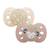 Sucettes anatomiques nuit - 6 à 18 mois Rose/beige 1 - vertbaudet enfant 