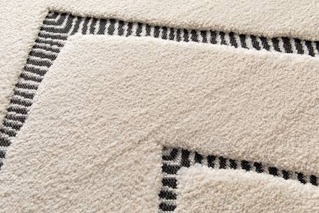 Tapis super doux à reliefs décoratifs kenza Beige sable 4 - vertbaudet enfant 
