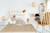 Tapis naturel en jute et laine bubbles Gris minéral 2 - vertbaudet enfant 