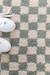 Tapis damier poils longs doux et volumineux checkers Beige sable+Bleu naturel+Gris minéral+Jaune naturel+Rose poudrée+Terracotta+Vert naturel 39 - vertbaudet enfant 