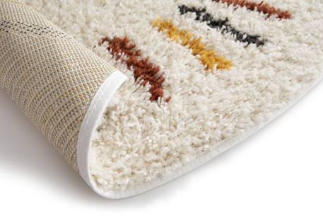 Tapis enfant rond tout doux arpege Beige sable 5 - vertbaudet enfant 