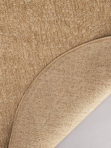 Tapis rond intérieur extérieur crochet Beige sable 3 - vertbaudet enfant 