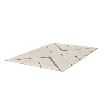 Tapis super doux à reliefs décoratifs kenza Beige sable 3 - vertbaudet enfant 