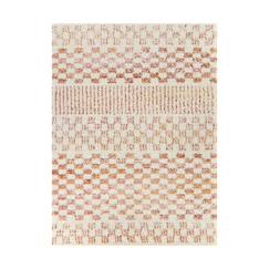 Linge de maison et décoration-Décoration-Tapis-Tapis shaggy poils longs motif contemporain boho