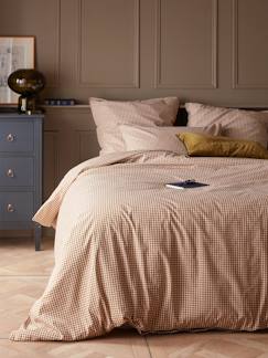 Linge de maison et décoration-Linge de lit enfant-Taie d'oreiller-Housse de couette percale de coton "vichy"