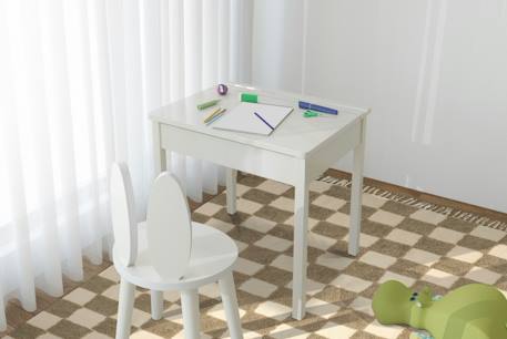 Tapis enfant à carreaux 100% coton mael Brun naturel+Vert naturel 2 - vertbaudet enfant 