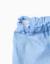 Short en coton avec broderies et volants Bleu clair 3 - vertbaudet enfant 