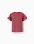 T-shirt en coton côtelé avec imprimé express yourself Marrón 2 - vertbaudet enfant 