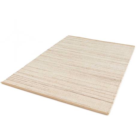 Tapis fait main en laine de nouvelle zelande et jute marius Beige sable 5 - vertbaudet enfant 