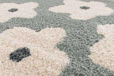Tapis enfant épais et confortable fleurs Jaune naturel+Rose poudrée+Vert naturel 15 - vertbaudet enfant 