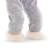 Chaussons moumoute pour poupon 30 cm Ecru 2 - vertbaudet enfant 
