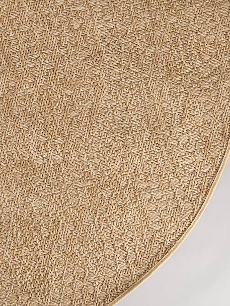 Tapis rond intérieur extérieur crochet Beige sable 4 - vertbaudet enfant 