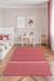 Tapis en fibres recyclées tissé à la main leonor Beige sable+Bleu naturel+Rose poudrée+Vert naturel 14 - vertbaudet enfant 