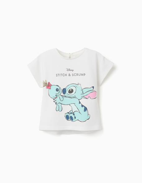 Bébé-T-shirt, sous-pull-T-shirt en coton avec imprimé stitch et scrump