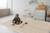 Tapis à relief en polyester recyclé eolya Beige sable+Blanc pur 2 - vertbaudet enfant 