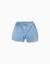 Short en jean avec poches à l'avant Bleu clair 2 - vertbaudet enfant 