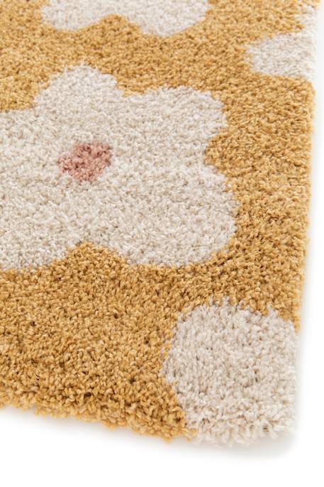Tapis enfant épais et confortable fleurs Jaune naturel+Rose poudrée+Vert naturel 3 - vertbaudet enfant 