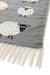 Tapis enfant en coton petits moutons Gris minéral 4 - vertbaudet enfant 
