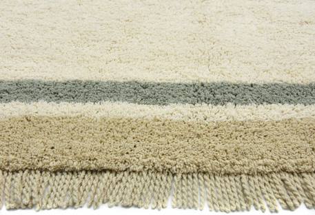 Tapis enfant en coton oscar Beige sable+Bleu naturel+Gris minéral 4 - vertbaudet enfant 