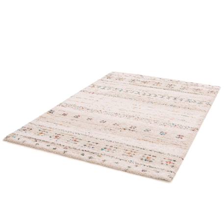 Tapis shaggy ethnique doux et volumineux bloom Beige sable 6 - vertbaudet enfant 