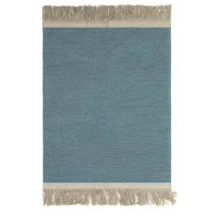 Linge de maison et décoration-Décoration-Tapis naturel en jute et laine bubbles