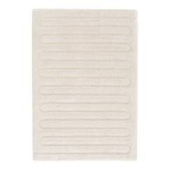 Linge de maison et décoration-Décoration-Tapis à relief en polyester recyclé eolya