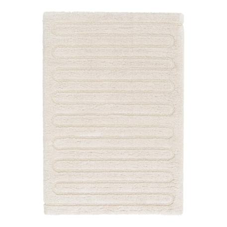 Tapis à relief en polyester recyclé eolya Beige sable+Blanc pur 7 - vertbaudet enfant 