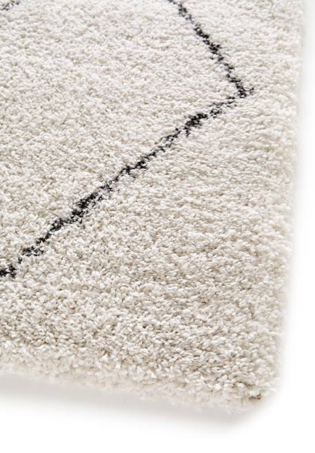 Tapis shaggy ethnique tissé doux et volumineux nomad Beige sable 5 - vertbaudet enfant 