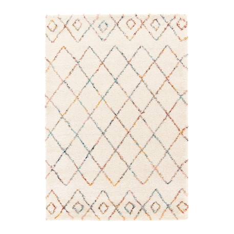 Tapis shaggy design doux et volumineux harlequin Beige sable 1 - vertbaudet enfant 