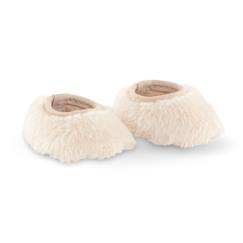 Jouet-Poupons et poupées-Poupées mannequins et accessoires-Chaussons moumoute pour poupon 30 cm