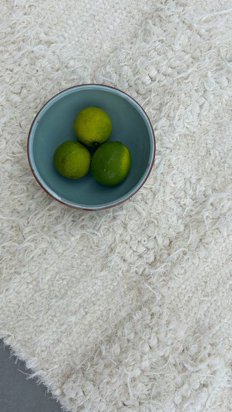 Tapis en coton recyclé tissé à la main suave Beige sable 6 - vertbaudet enfant 