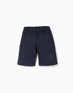 Short midi en coton avec cordon de serrage et poche cargo  - vertbaudet enfant