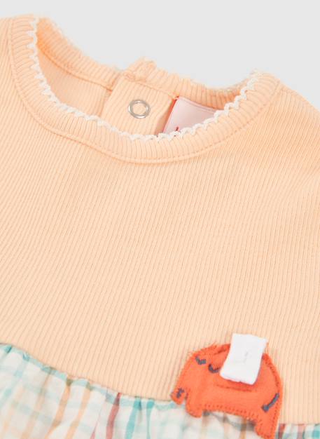 Robe en tricot combinée Orange 4 - vertbaudet enfant 