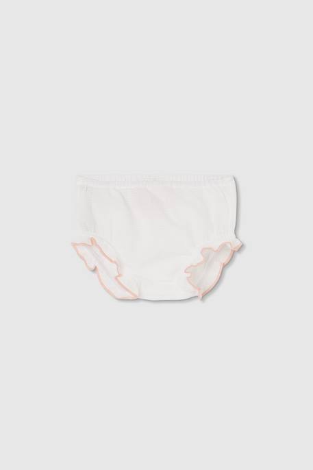 Robe bébé  fleurs Blanc 3 - vertbaudet enfant 