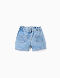 -Short en jean avec poches à l'avant